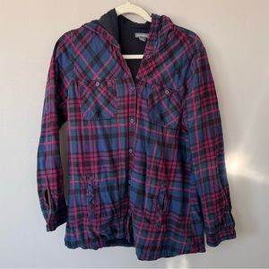 Eddie Bauer Hooded Flannel